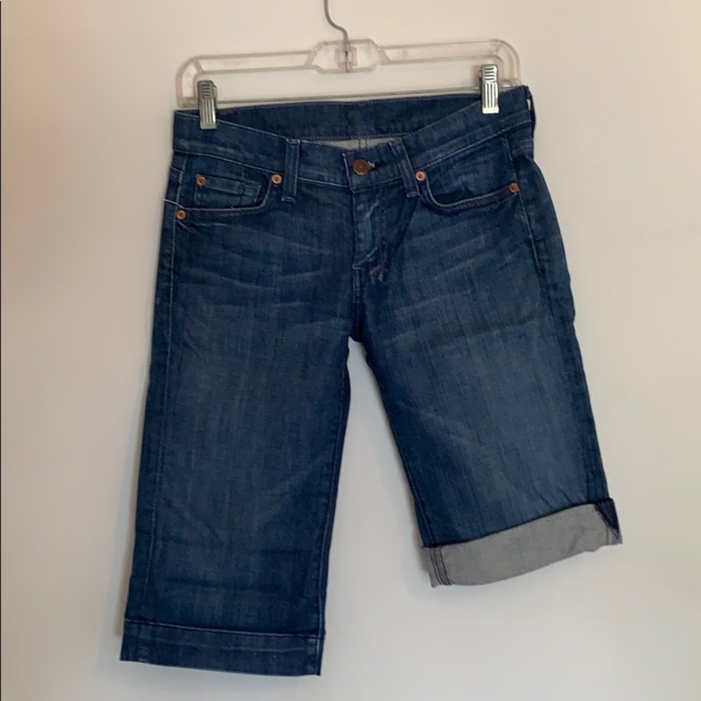 7 For All Mankind denim shorts, size 26